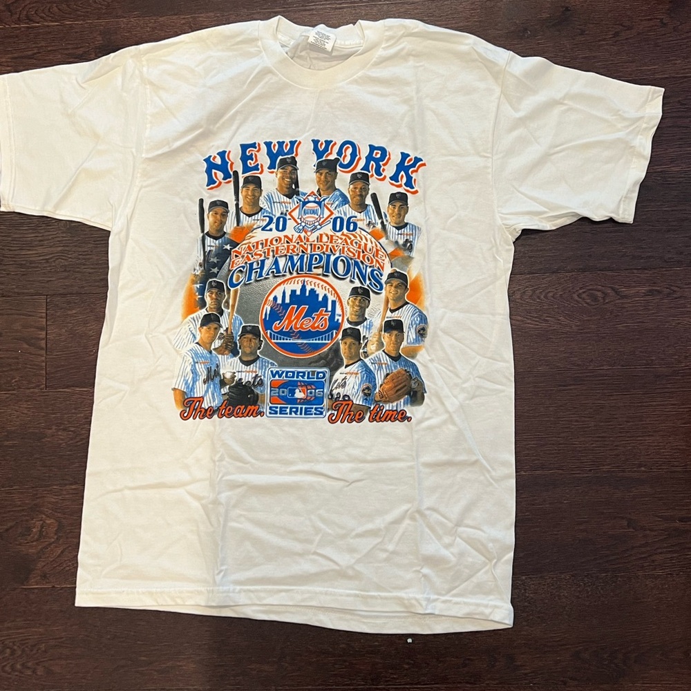 New York Mets 2006 Champions White T-Shirt